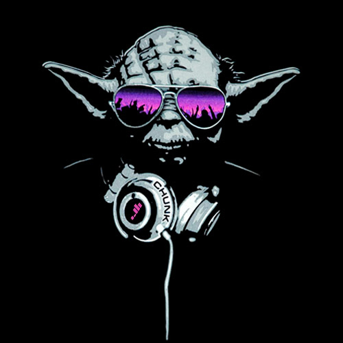 Black And White Yoda. DJ Master Yoda…